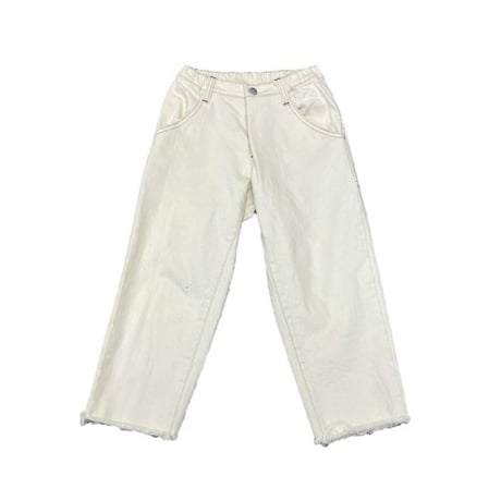 last one!サイズ110【MOUN TEN.】organic wide cropped jeans（サイズ110・140・０）