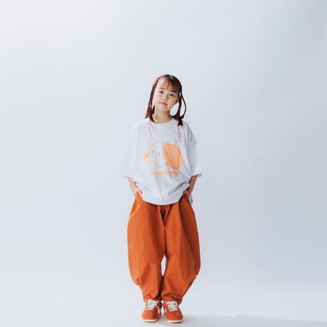 【nunuforme】 ヘムタックカーブパンツ(サイズ105、115、125、135，145）