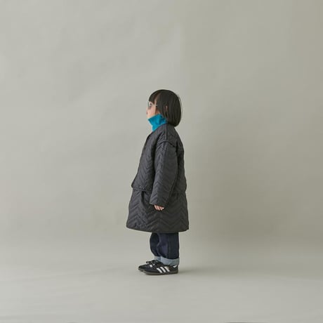 【MOUN TEN.】 zigzag quilt sepalate coat