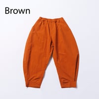 【nunuforme】 ヘムタックカーブパンツ(サイズ105、115、125、135，145）