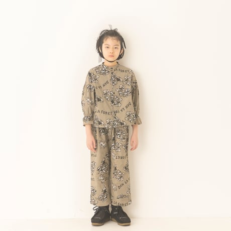 【folkmade】dans la foret check print pants(サイズM、L)
