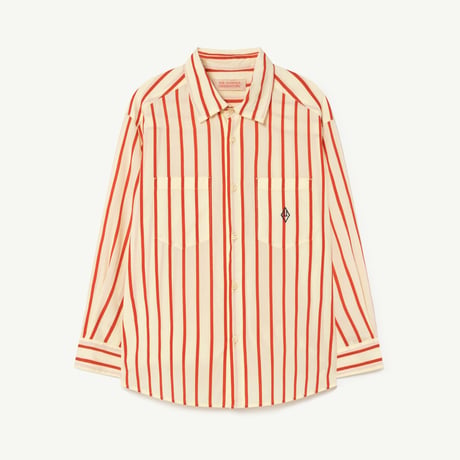 【TAO(The Animals Observatory)】 Yellow Stripes shirt