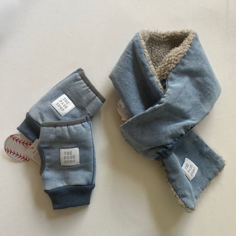 【The park shop】RUGGED DENIM MUFFLER