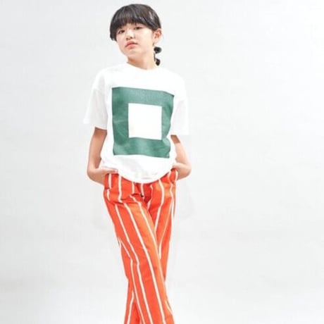 【pilkku】シカクTee（ホワイト　サイズM・L)