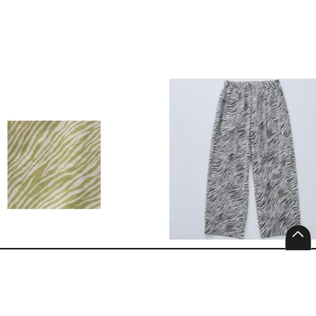 last one!サイズS【eLfinFolk】womans Zebra wide Pants (大人サイズS,M)
