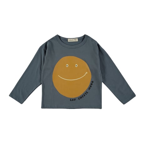 last one!サイズ４Y【baby clic】Say cheese storm blue T-shirts(サイズ４Y、６Y、８Y）