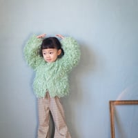 【＆pal】2WAYファーカーディガン（サイズM,L、XL)