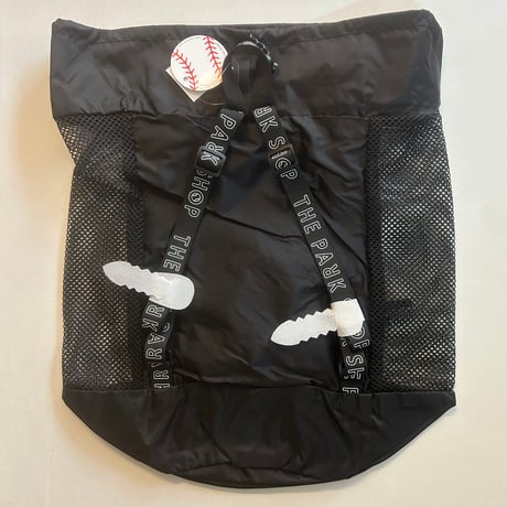 【The park shop】PACKABLE MESH RUCKSACK（black/orange/silver）