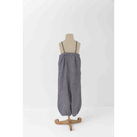 【folkmade】color gingham all in one(サイズS・M・L)