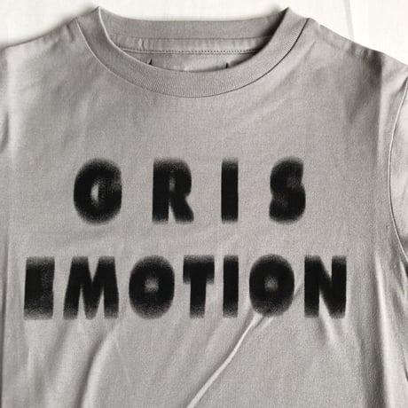 last one!サイズXS【GRIS】Back Flared T Shirt "GRIS EMOTION"（グレー・サイズXS～M）