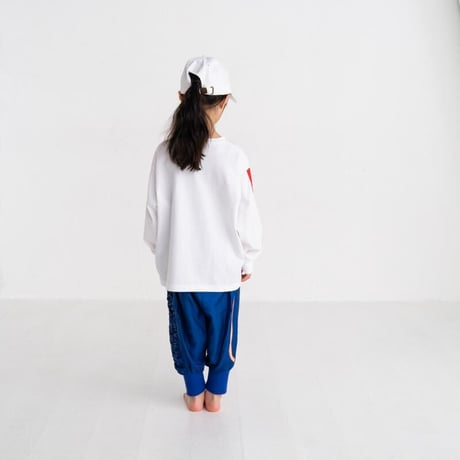 last one!サイズSS【ME.TO】×Jun　SOMETHING　ラインロングTシャツ（サイズSS、S、M）
