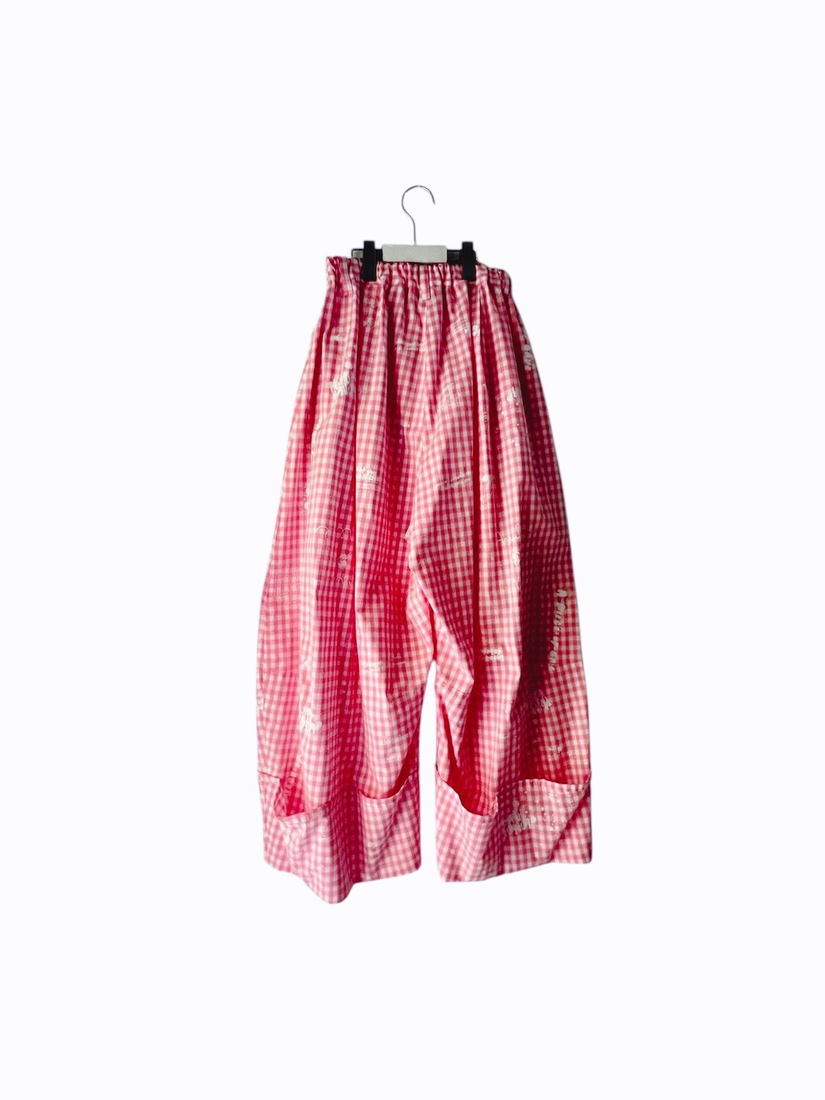 フランキーグロウfranky grow CHECKTAPE BIG PANTS 【公式通販】