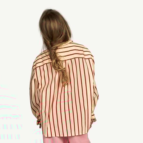 【TAO(The Animals Observatory)】 Yellow Stripes shirt