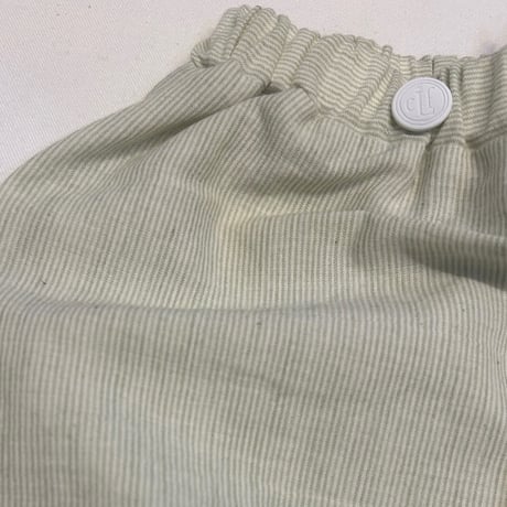 【eLfinFolk】Organic Gauze Baby Striped Pants (サイズ80、90、100）