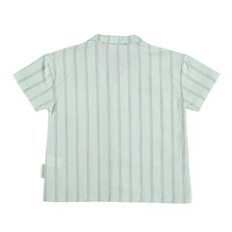 last one！サイズ24M【piupiuchick】Hawaiian shirt  greenwater & grey （サイズ２４M）
