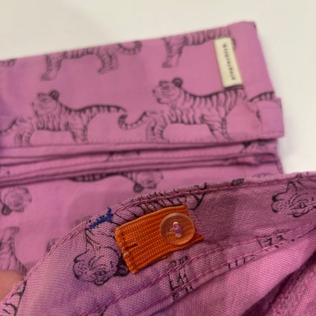 【piupiuchick】 lavender widepants with black tiger（サイズ4Y～14Y)