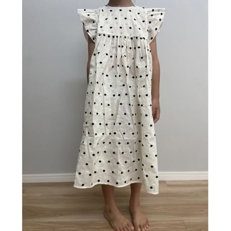 【kiky】frill sleeveless one-piece(White/サイズS・M・L)
