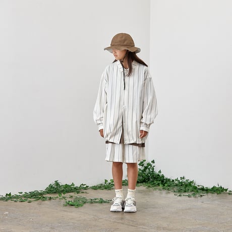 last one!サイズ110【MOUN TEN.】organic stripe blouson（サイズ110・125・140）