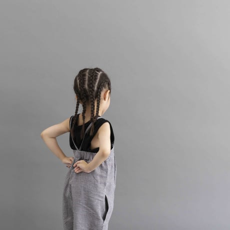【folkmade】color gingham all in one(サイズS・M・L)