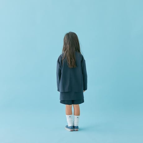 【MOUN TEN.】polyester canapa Jacket（navy）