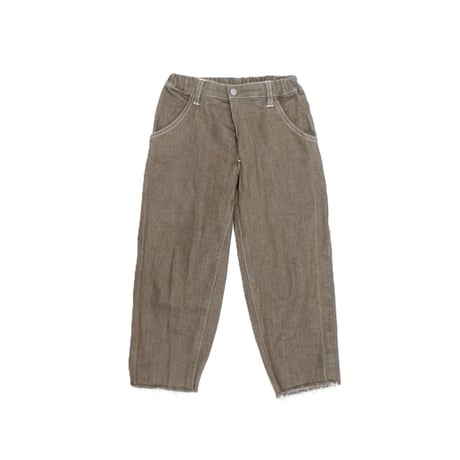 (予約販売)【MOUN TEN.】wide cropped jeans (organic cotton)　(サイズ110・125・140）