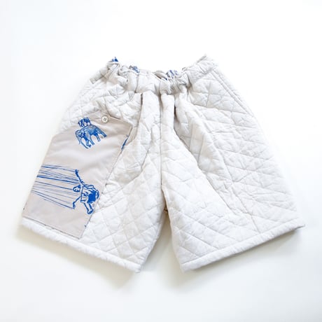 【michirico】Quilting Three pocket  half pants(サイズM・L・XL・XXL）
