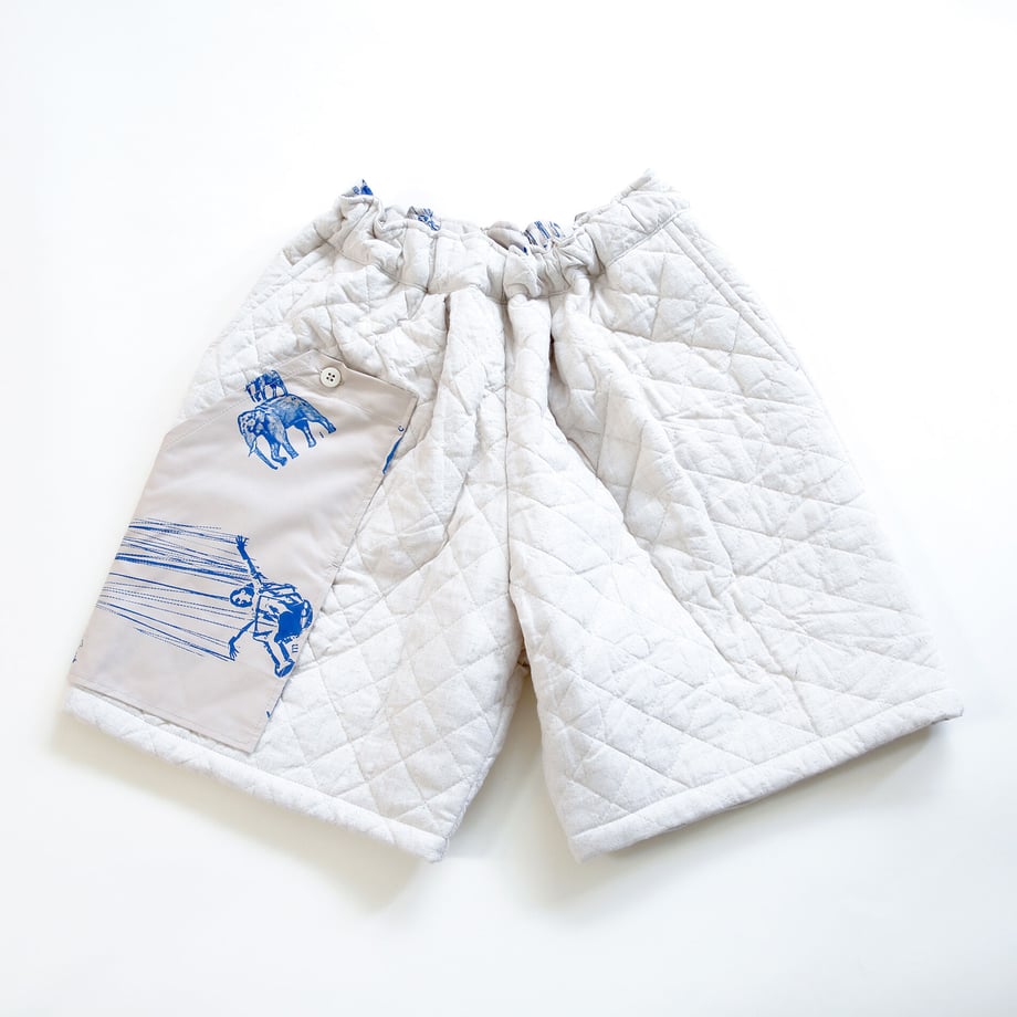 ★入荷済み★2025AW★michirico ミチリコ Quilting pants カーキ MR25AW-26(adult)