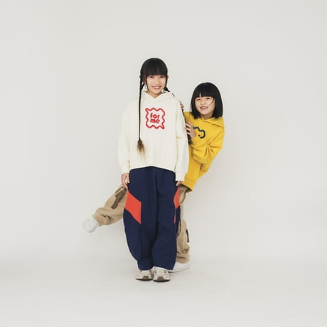【nunuforme】リブラインパンツ (サイズ105、115、125、135，145）