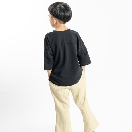 【mimi poupons】鹿の子刺繍ロゴTEE（サイズS、M、L、XL）