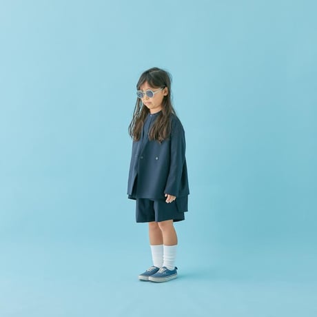 【MOUN TEN.】polyester canapa Jacket（navy）