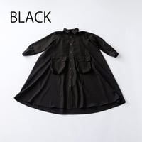 【nunuforme】ポケットシャツワンピース（サイズM、L、XL)