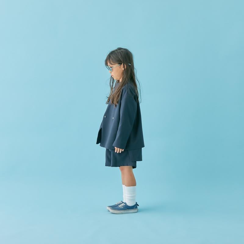 MOUN TEN.】polyester canapa Jacket（navy） | ichi