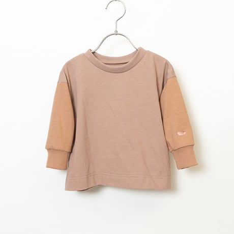 【mimi poupons】バイカラーL/S TEE（サイズS、M、L、XL）
