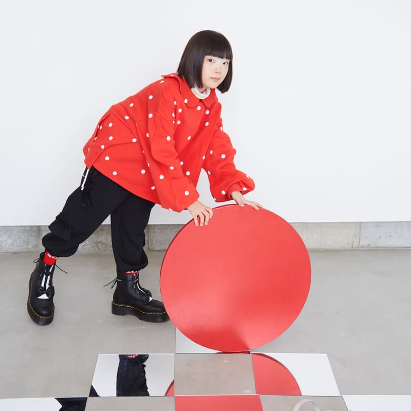 frankygrow】DOTS SWEAT ZIP JACKET (サイズL、LL、F2)