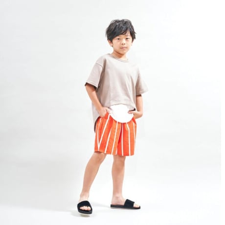 last One！サイズｓ【pilkku】ストライプショートパンツ（サイズS)