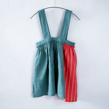 【michirico】 Linen asymmetry skirt(サイズL、XL、XXL)