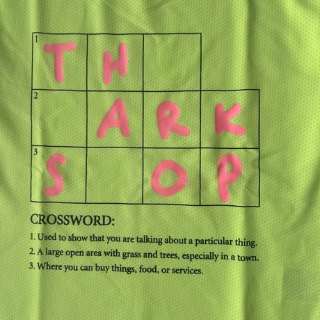 【The park shop】 CROSSWORD MESH TEE(サイズ95～145）