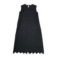 【MOUN TEN.】lace apron dress(サイズ125）