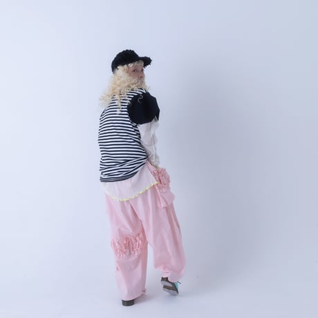 【franky grow】DOTS TULLE MELLOW SHEER TOPS (サイズF2）
