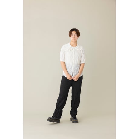 【folkmade】wrinkled blouse(white／大人サイズF)