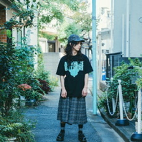 last one！サイズL【frankygrow】CRACKED BEAR TEE(ブラック/サイズL、LL、F2)