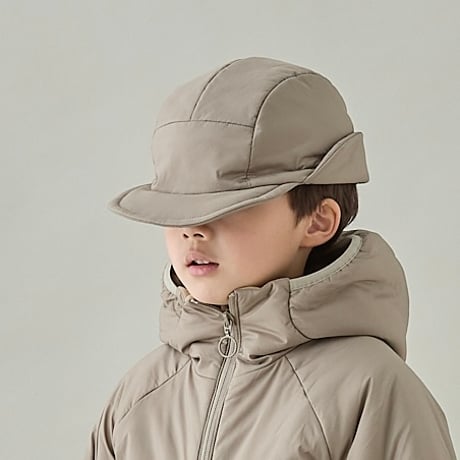last one!oyster（【MOUN TEN.】ear muffs puffcap（black・khaki・oyster）