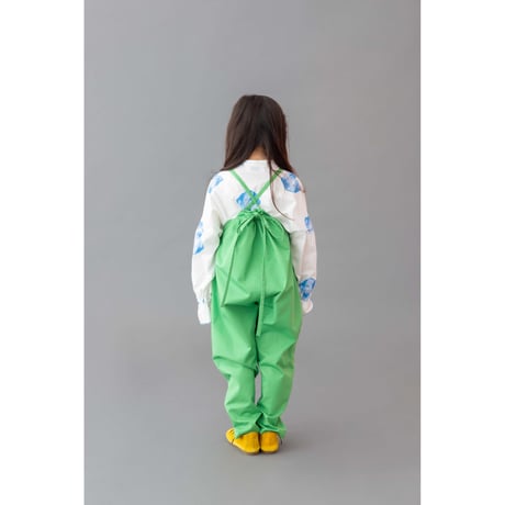【folkmade】salopette（green/サイズS、M、L、LL)