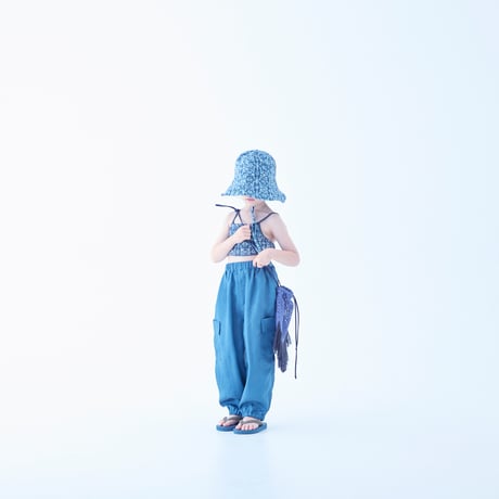 【eLfinFolk】  Old TiLE Pattern Tulip Hat(サイズ52㎝54cm)