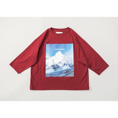 【michirico】Snow mountain big T（サイズM・L・XL・XXL)
