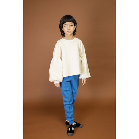 【mimi poupons】キルトスウェット（サイズS、M、L、XL、F）