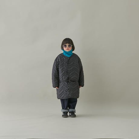 【MOUN TEN.】 zigzag quilt sepalate coat
