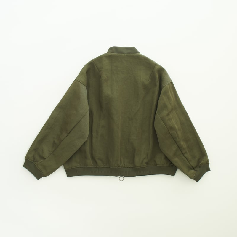 last one！サイズ110【MOUN TEN.】bright twill zip blou