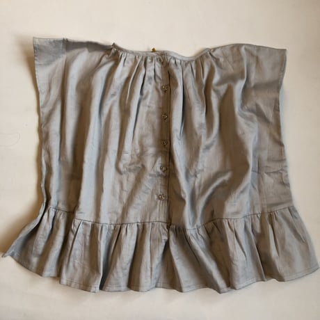 【AU CLAIR DE LA LUNE】OP.soft vintageワッシャーサテン