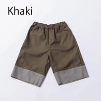 【nunuforme】ショートデニムパンツ (サイズ105、115、125、135，145）
